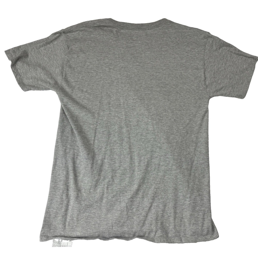 Champion Logo T-Shirt Men's Medium Gray Short Sleeve Cotton - Picture 2 of 7